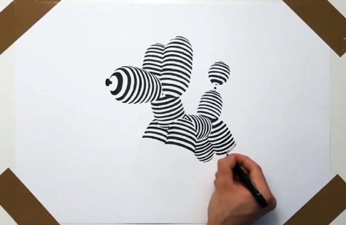 Pogledajte optičku iluziju crteža pudlice