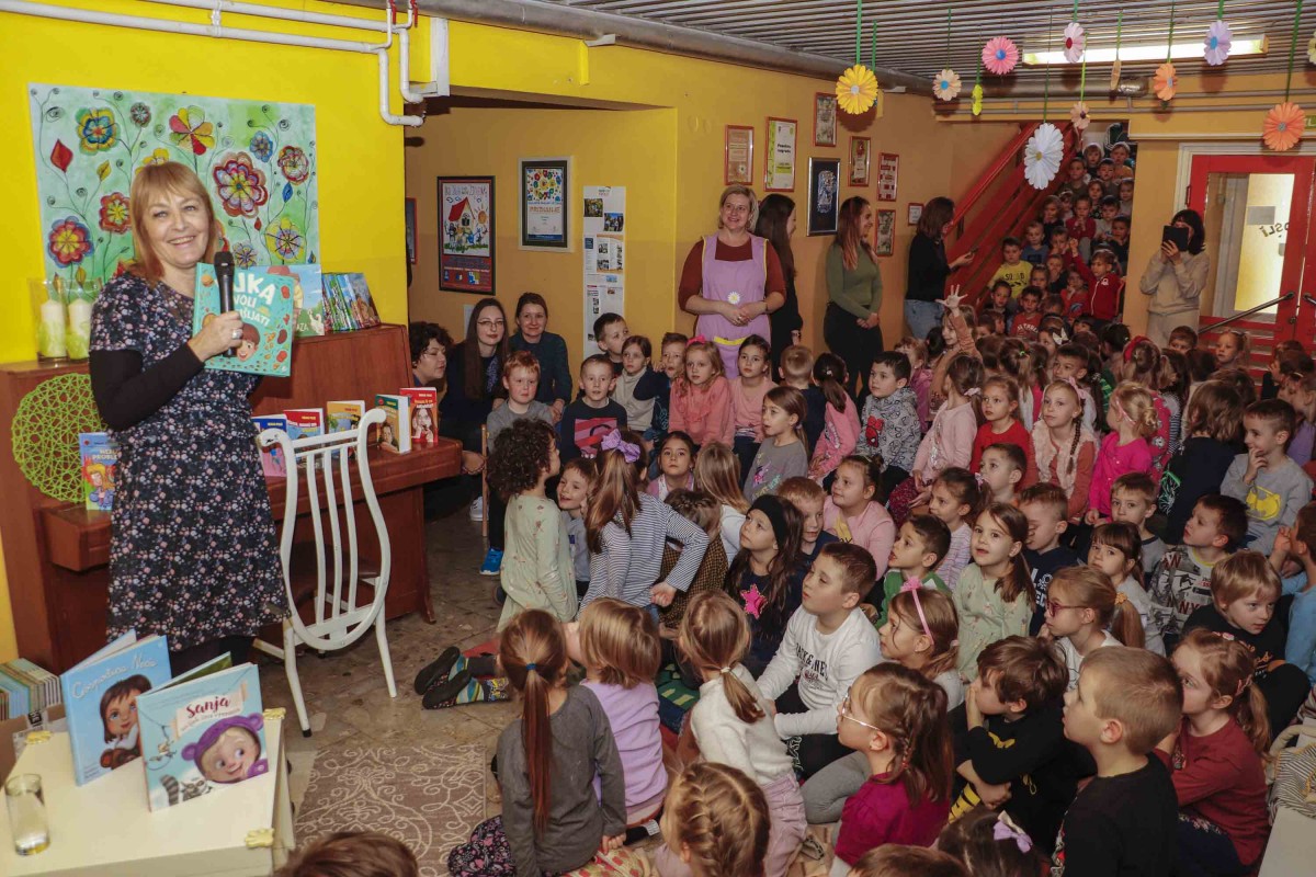 Poznata dječja književnica Sanja Pilić gošća mališana Dječjeg vrtića Ivančice Ivanec