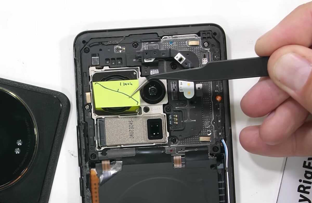 Pogledajte veličinu senzora kamere na Xiaomi 12 s Ultra