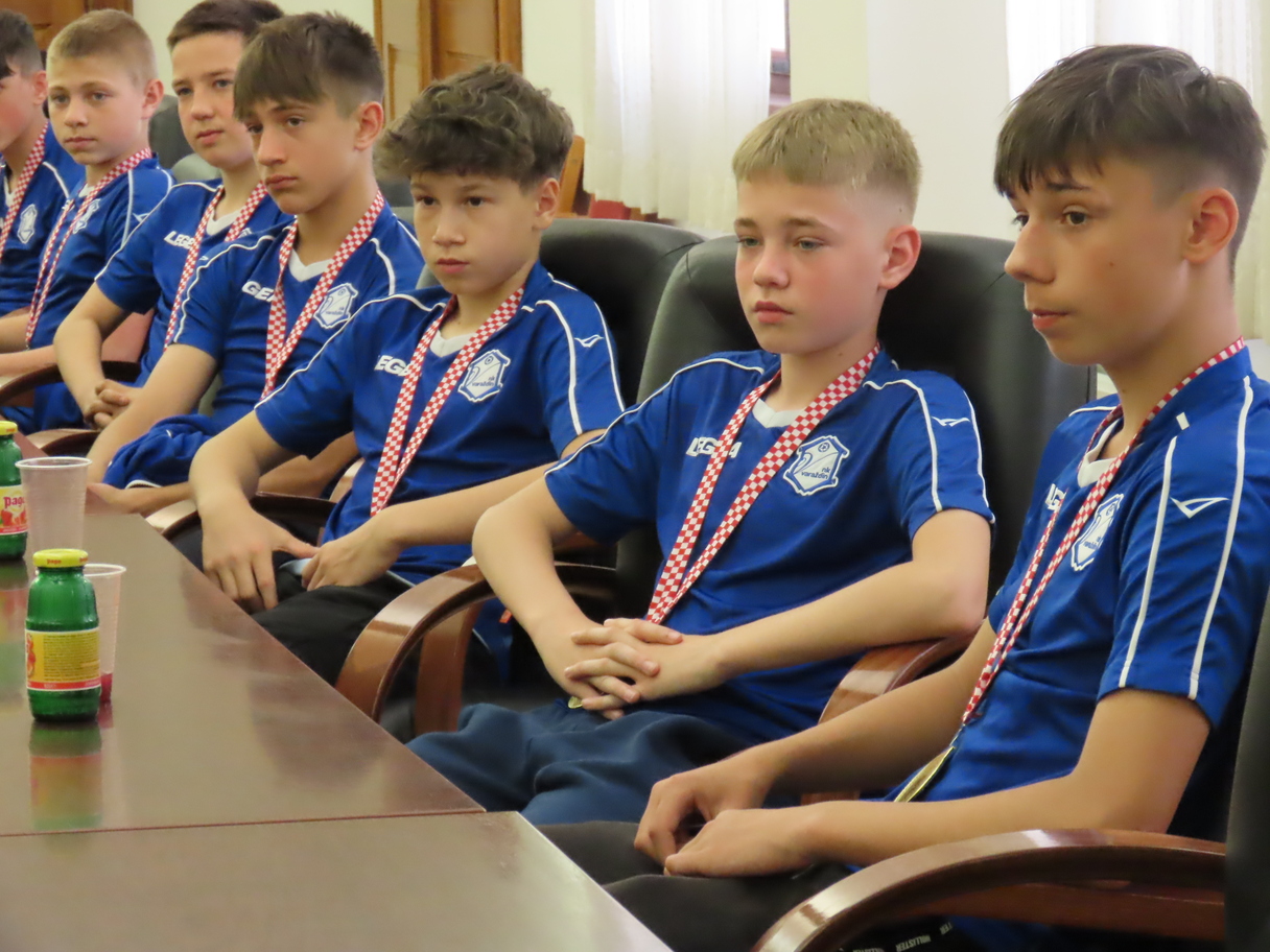 Prijem za mlade nogometaše Varaždina, Stričak: Težite biti još bolji, brži, spretniji i uporniji od ostalih