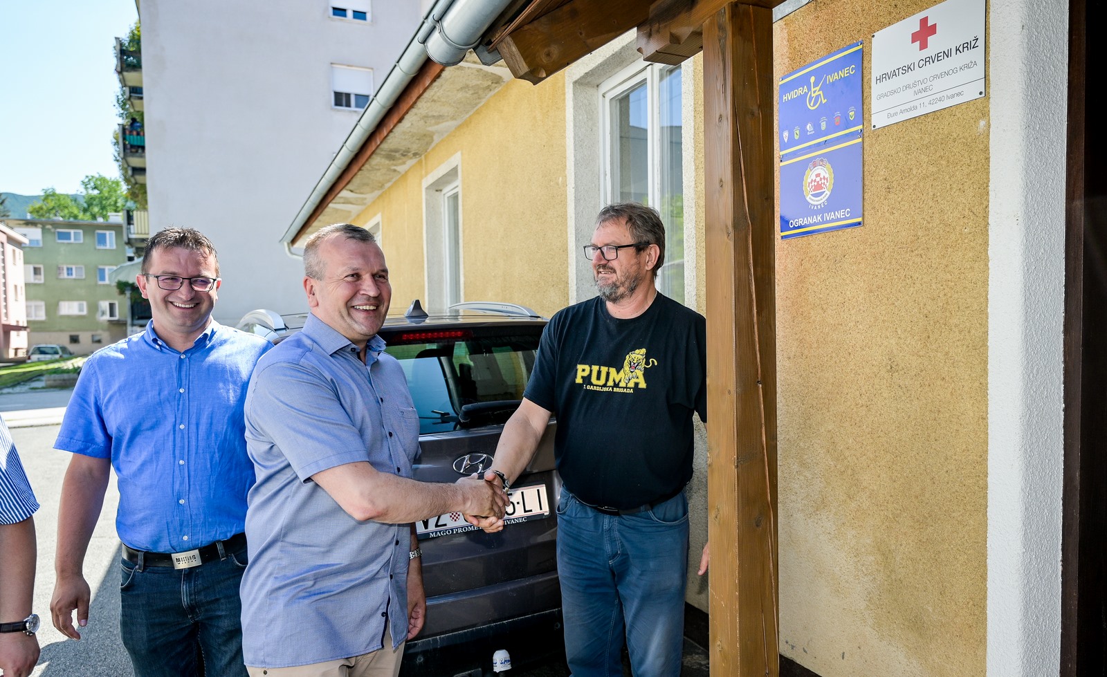 Župan Stričak u Ivancu s članovima  UDVDR-a i HVIDRA-e obišao novouređene prostore budućeg Memorijalnog centra hrvatskih branitelja
