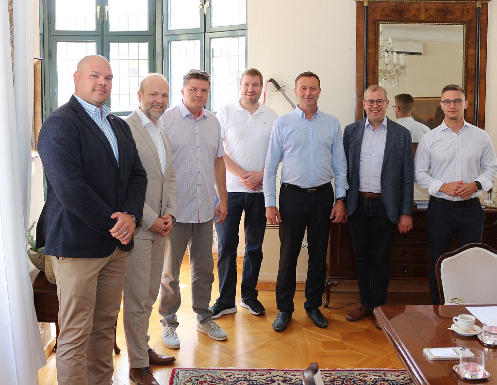 Delegacija prijateljskog grada Schaffhausena na Špancirfestu