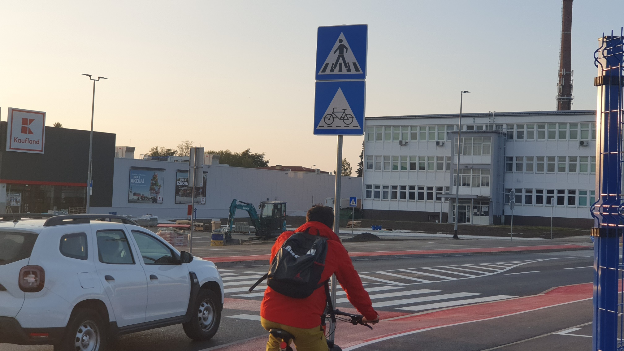 Odnio materijal za kružni tok u Vidovcu – doma!