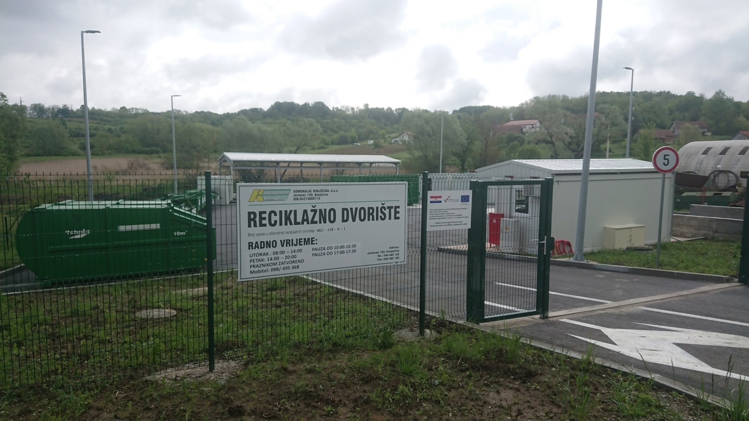Radno vrijeme reciklažnog dvorišta u Konjščini Na Veliki petak