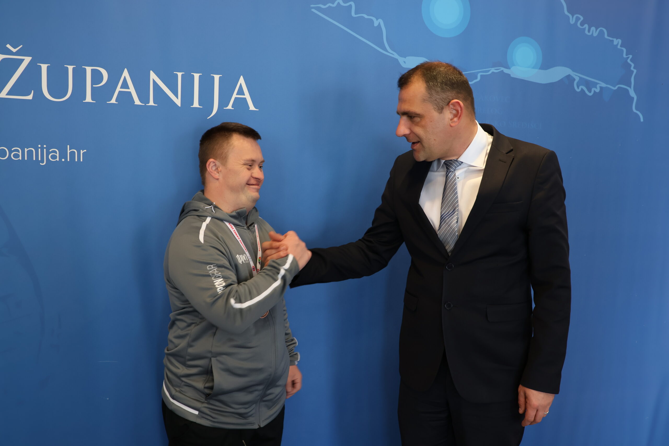 Župan Matija Posavec čestitao šampionu Nenadu Vrbancu na novom uspjehu