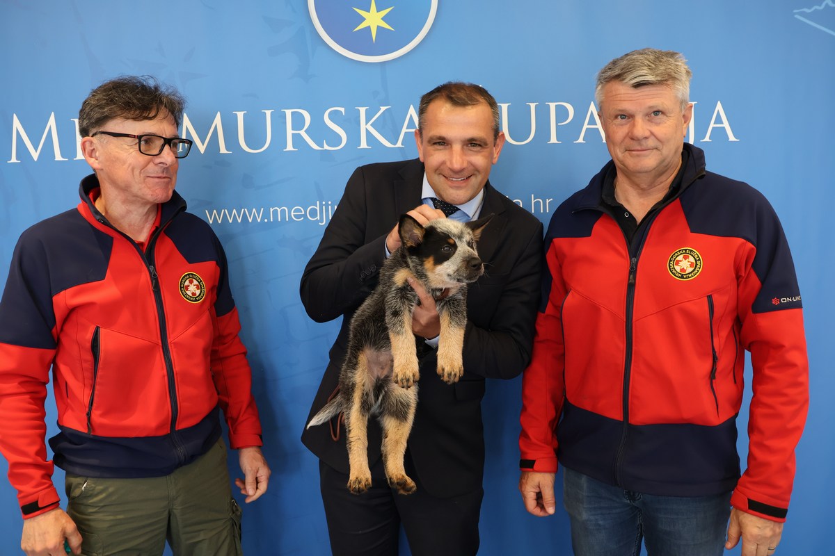 U HGSS-ovu Stanicu Čakovec stigao potražni pas uz podršku Međimurske županije