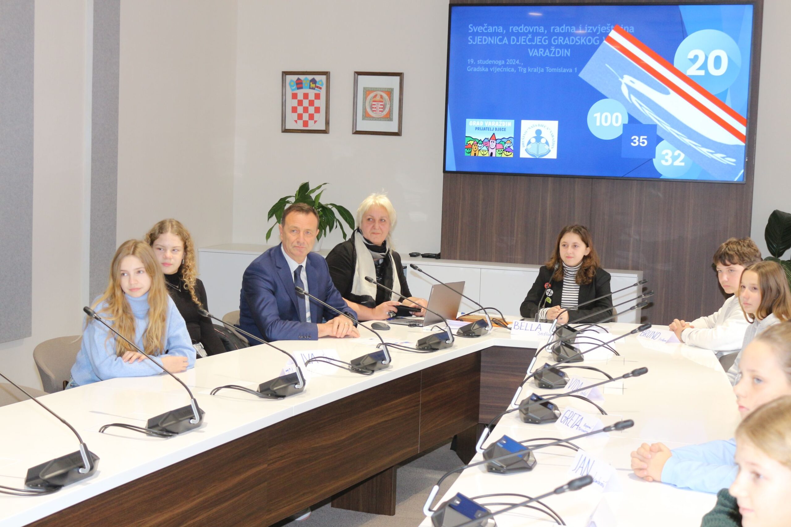 Značajne godišnjice obilježene svečanom sjednicom Dječjeg gradskog vijeća Varaždina