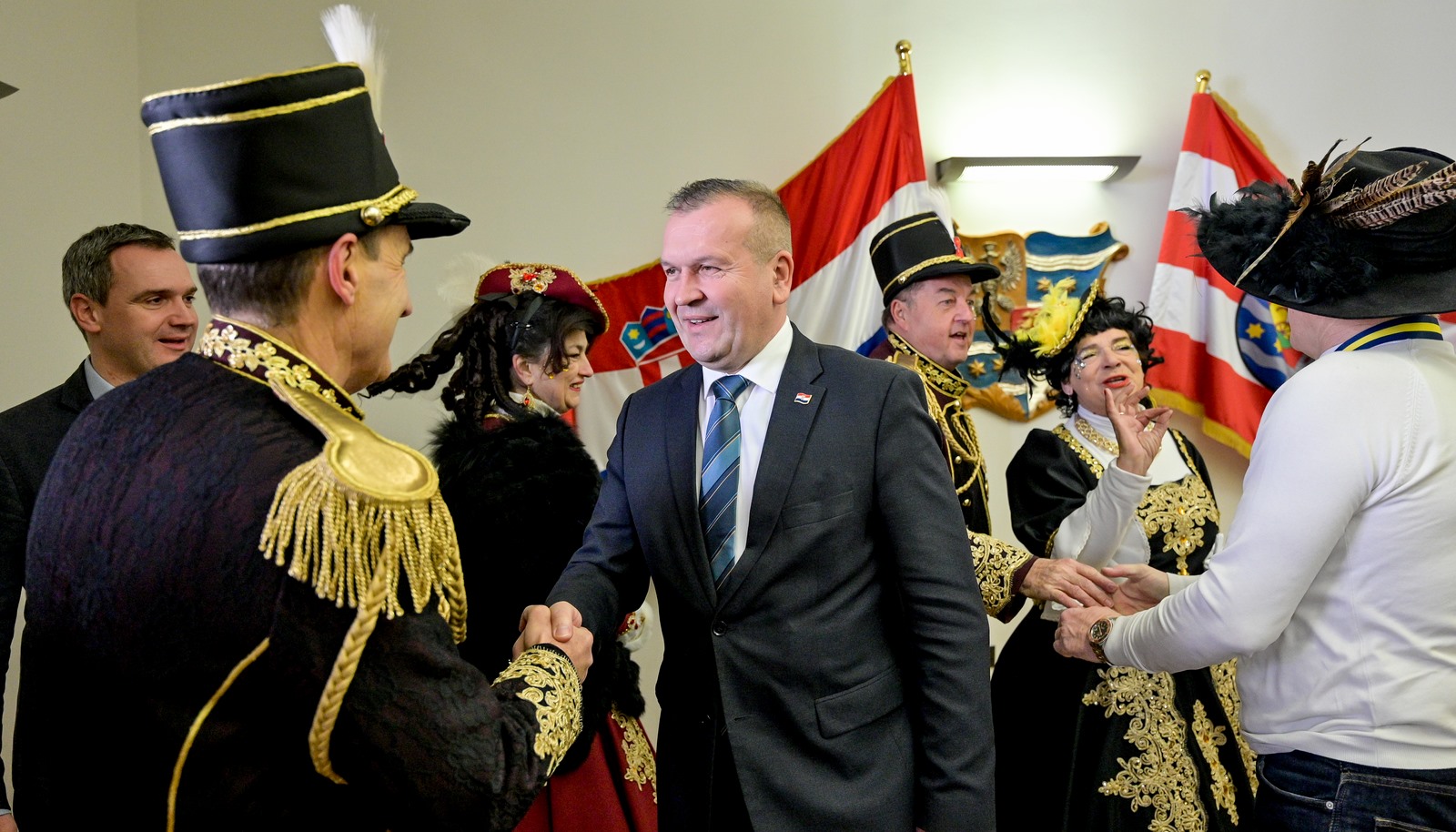 Prijem za članove Federacije europskih karnevalskih gradova i predstavnike Hrvatske udruge karnevalista