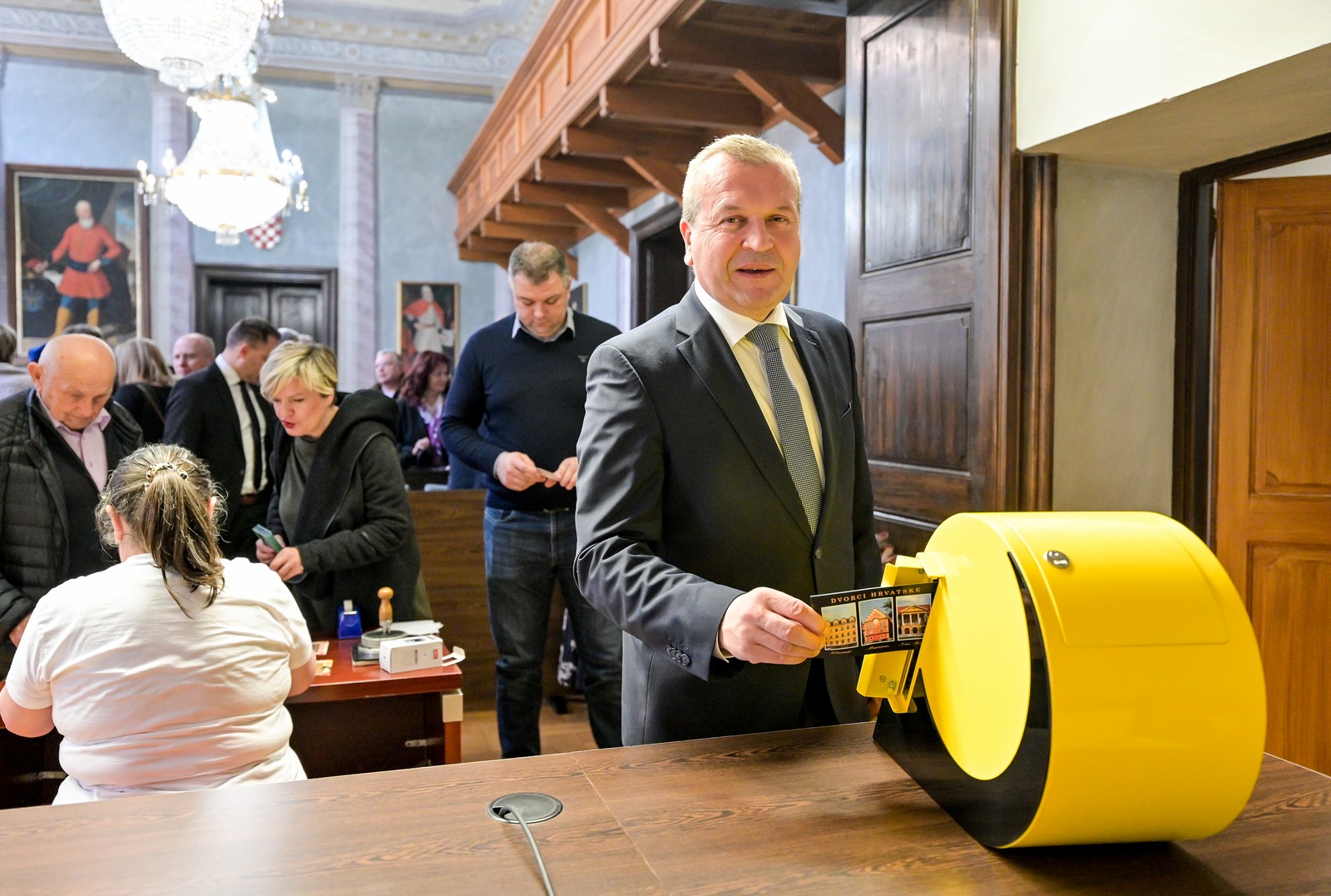 U Županijskoj palači promovirana poštanska marka „”Dvorci Hrvatske”  – Klenovnik – Maruševec – Novi Marof“