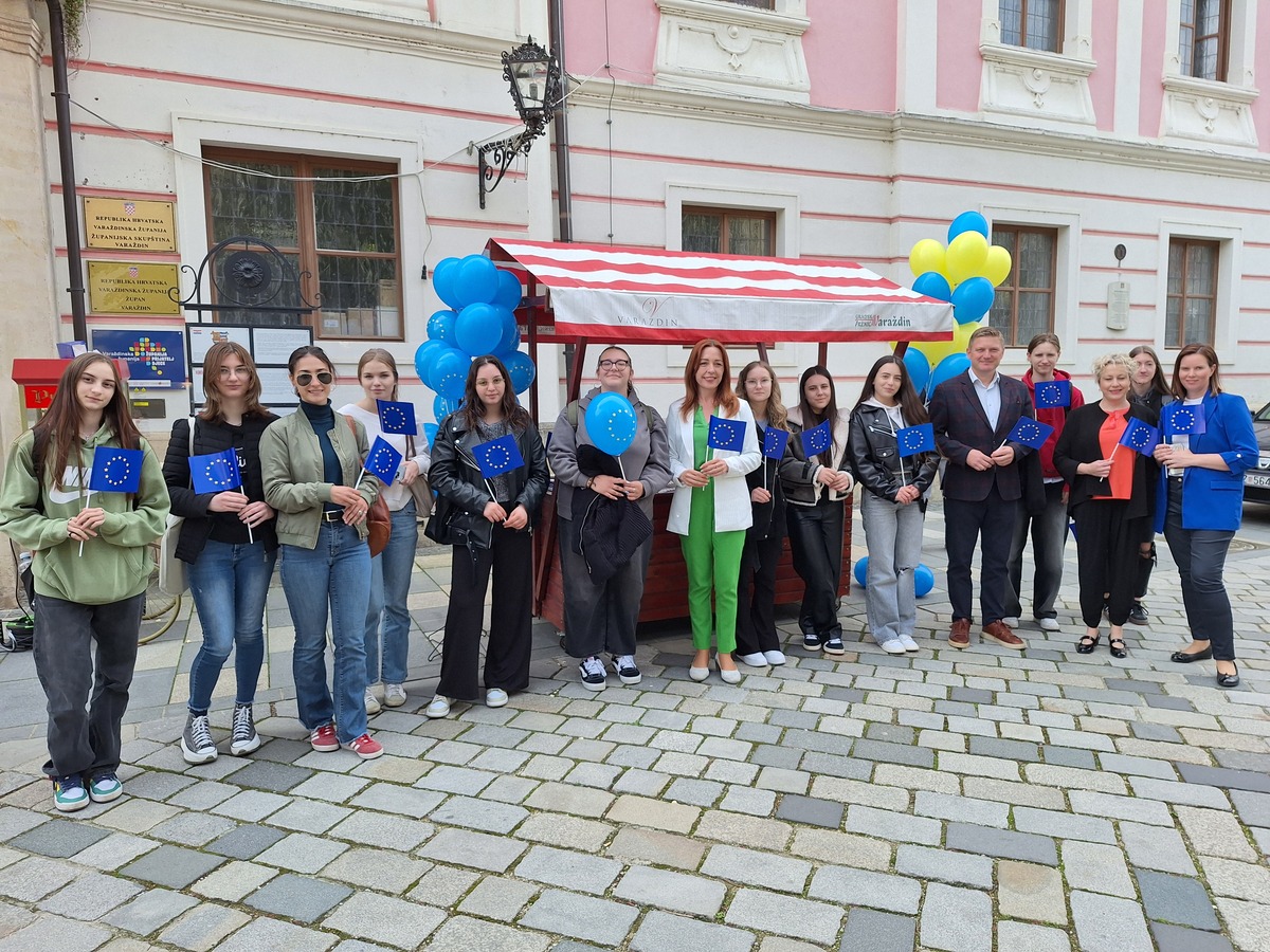 Obilježen Dan Europe u Varaždinskoj županiji: Mladi u borbi protiv dezinformacija i za jačanje europskih vrijednosti
