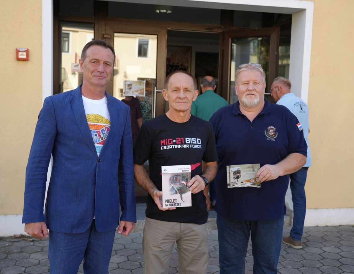 Promovirana knjiga o herojskom činu pilota Danijela Borovića