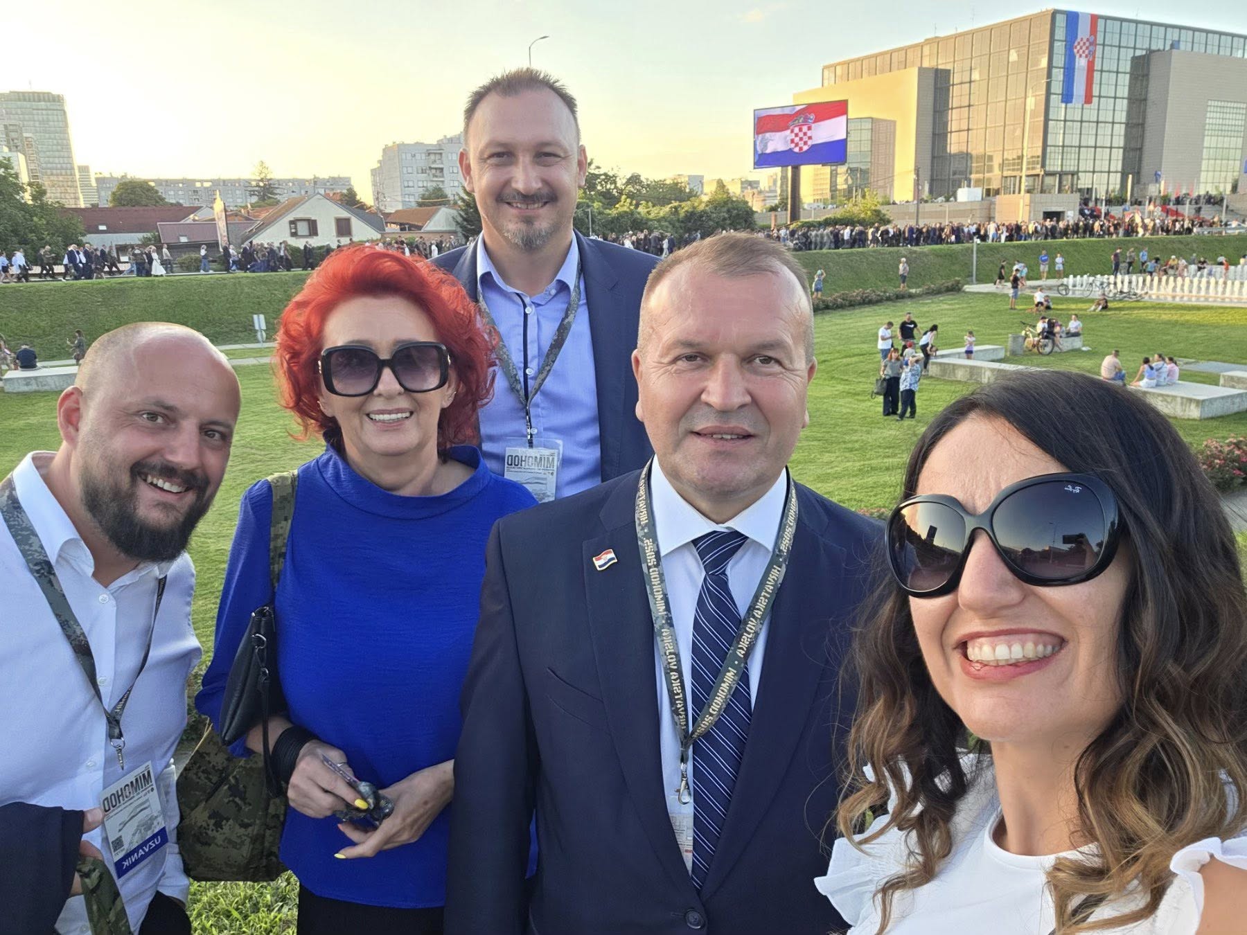 Varaždinski župan na svečanom vojnom mimohodu