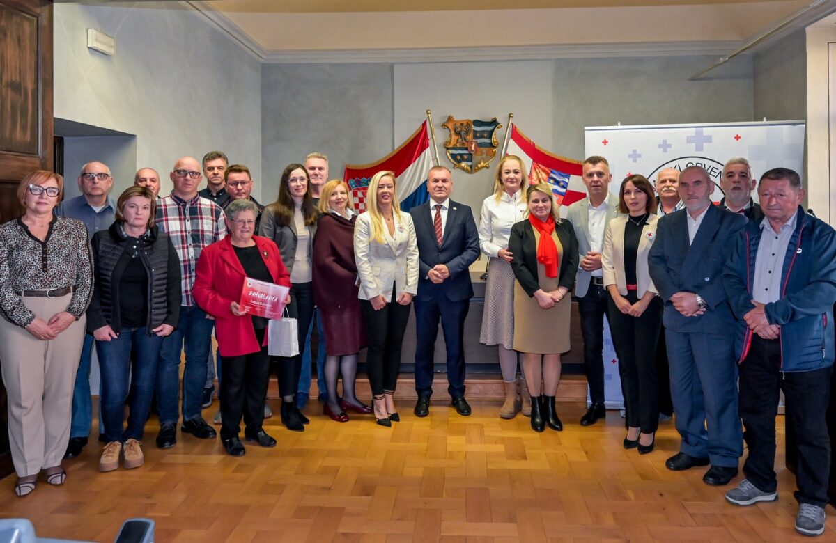Održan prijem za dobrovoljne darivatelje krvi Varaždinske županije – heroji koji tiho spašavaju živote