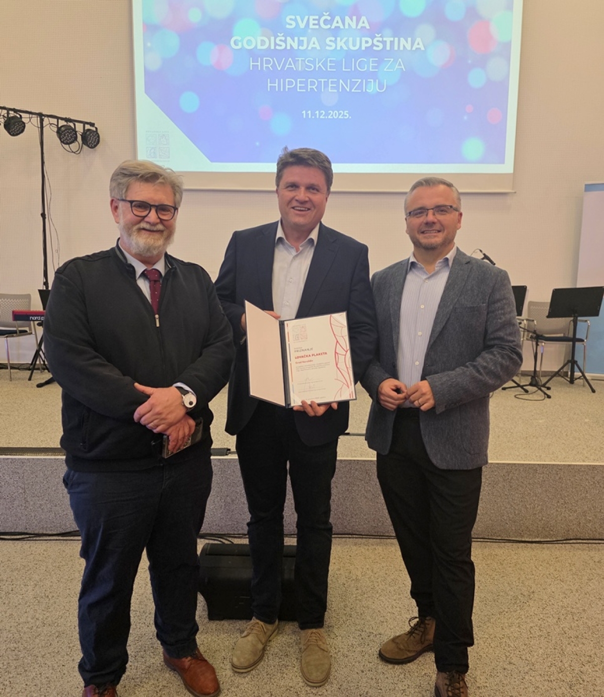 Podrška Grada Varaždina Hrvatskoj ligi za hipertenziju