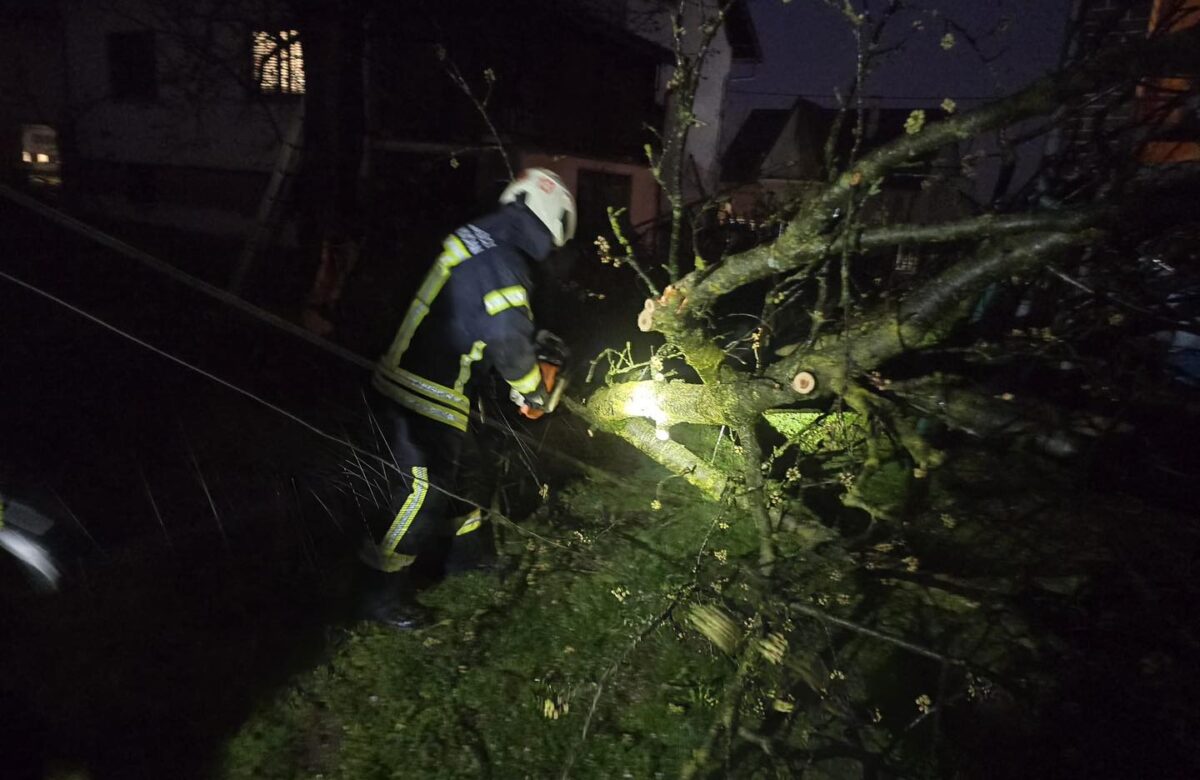 U Varaždinu bez većih šteta, vrijeme se smiruje
