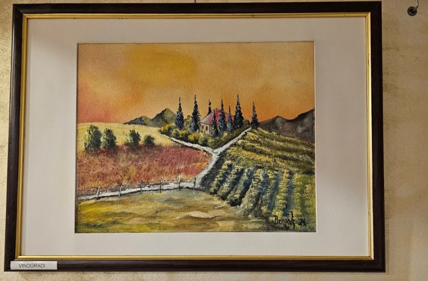 U Novom Marofu otvorena izložba slika domaćeg umjetnika Slobodana Benjaka