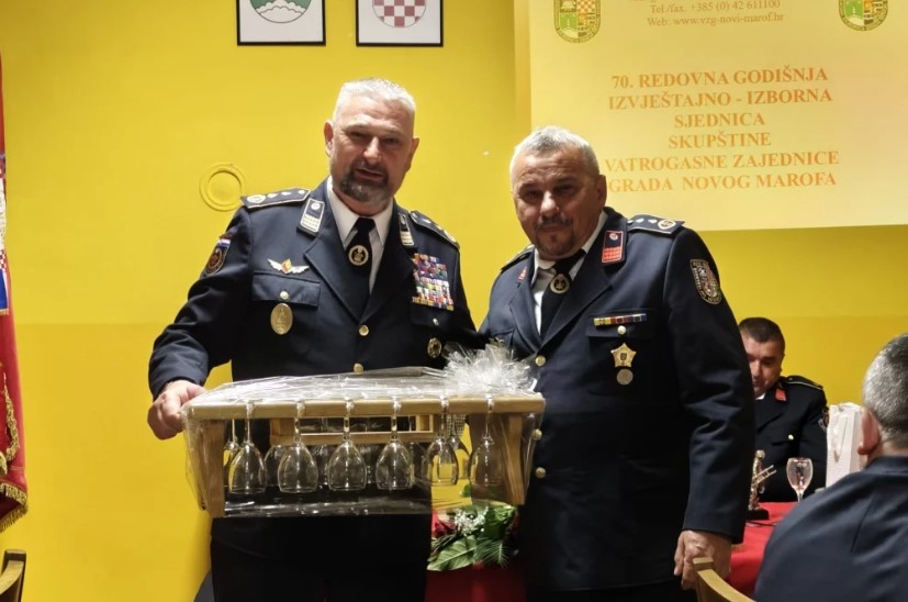 Nedeljku Vukaloviću novi mandat na čelu Vatrogasne zajednice Grada Novog Marofa