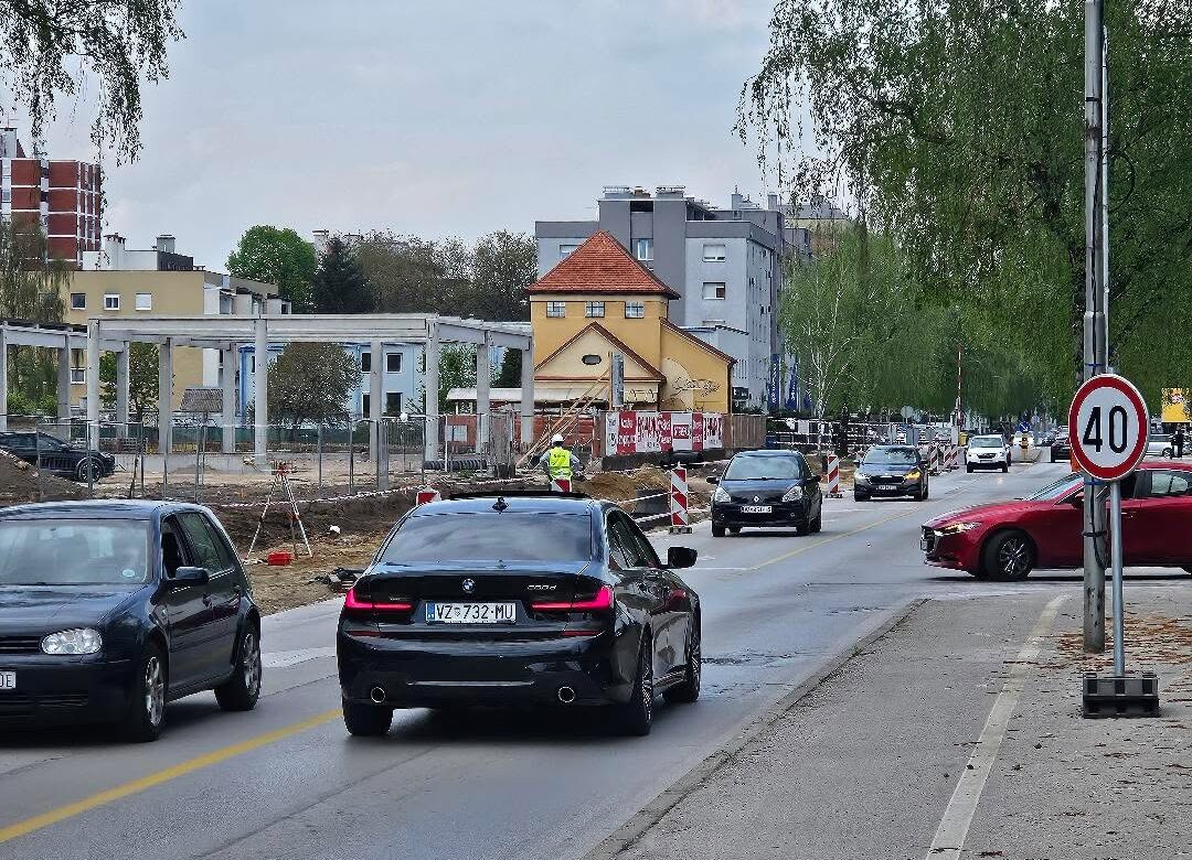 Traje gradnja S – Parka Varaždin, u Zagrebačkoj bez većih gužvi