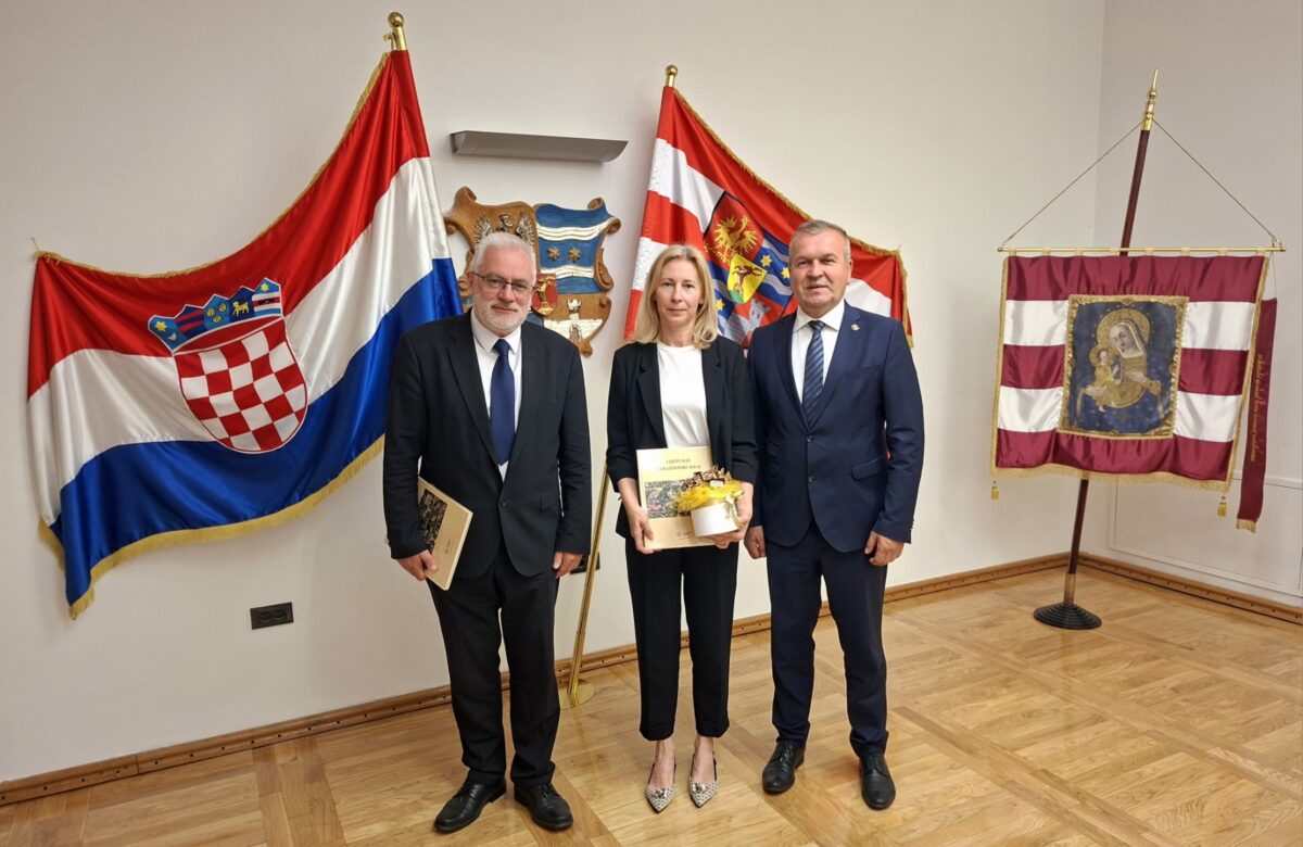 Župan Anđelko Stričak priredio prijem za nove dekane: Renatu Makovec i Davora Bobića