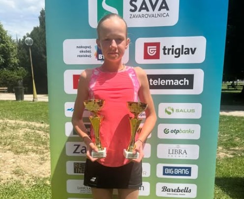 Ema Štajcar iz TK Varteks vraća se iz Celja s dva srebra