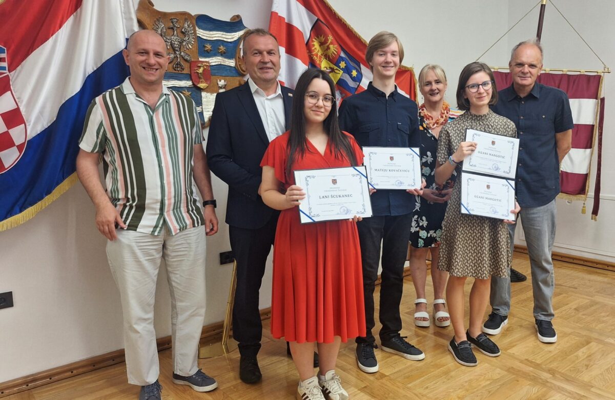 Nagrade župana za talentirane informatičare: Ozana, Lana i Matej osvojili čak četiri medalje na međunarodnim natjecanjima