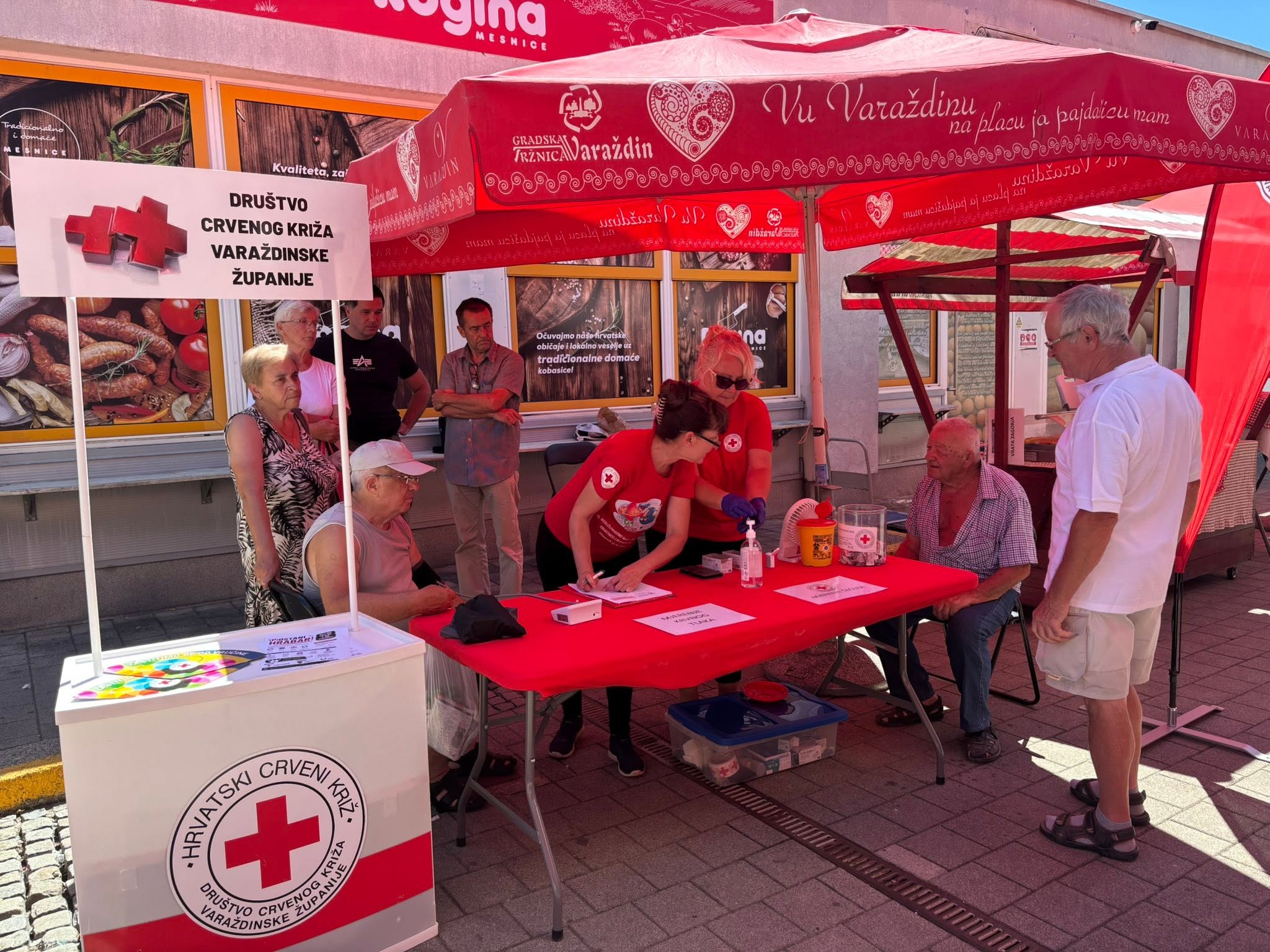 Na varaždinskom placu danas se mjerio krvni tlak i šećer