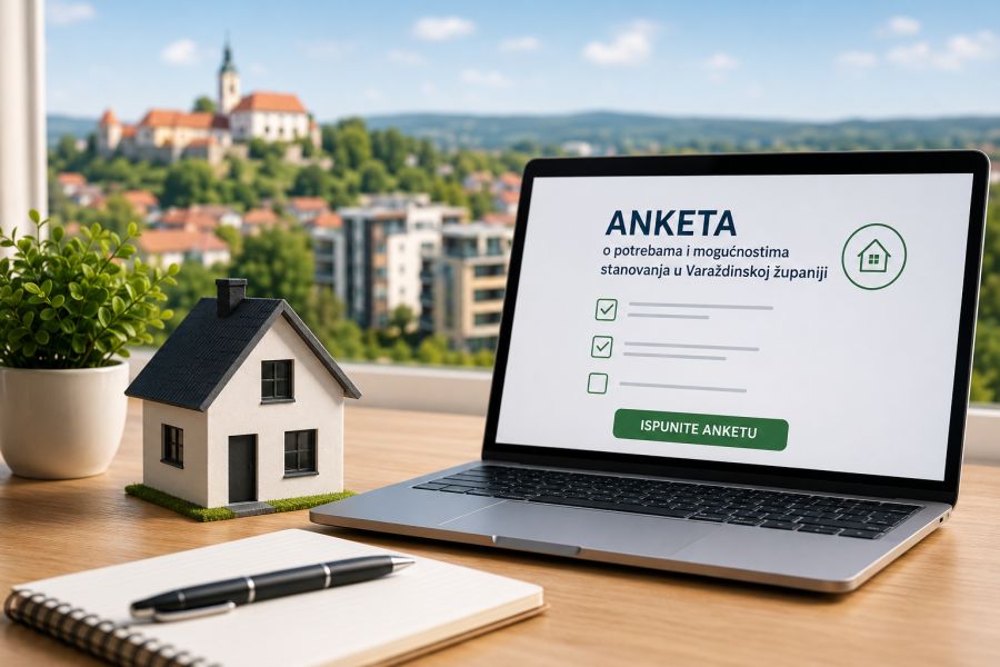 Ispunite anketu o potrebama i mogućnostima stanovanja u Varaždinskoj županiji