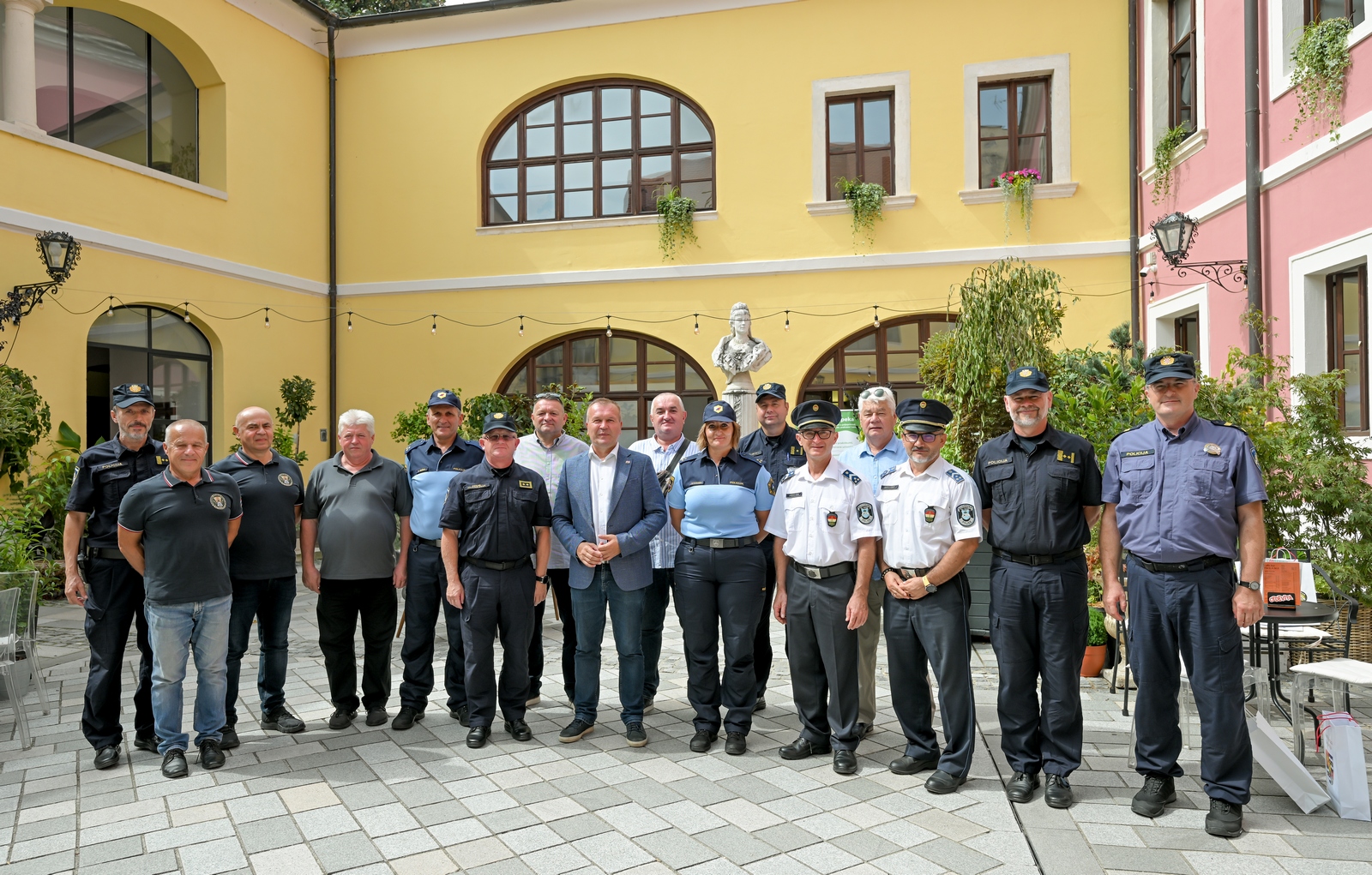 Župan Stričak primio strane policajce koji tijekom Špancirfesta brinu o sigurnosti građana
