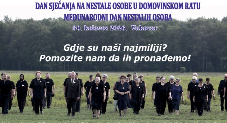 Dan sjećanja na nestale osobe u Domovinskom ratu