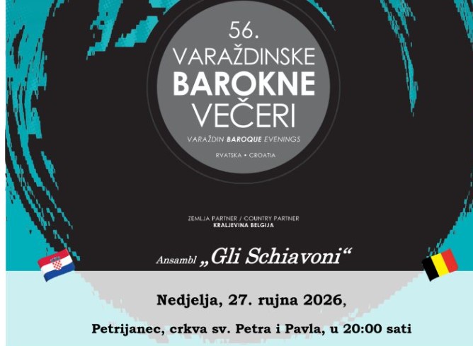 Varaždinske barokne večeri u nedjelju u Petrijancu u 20 sati
