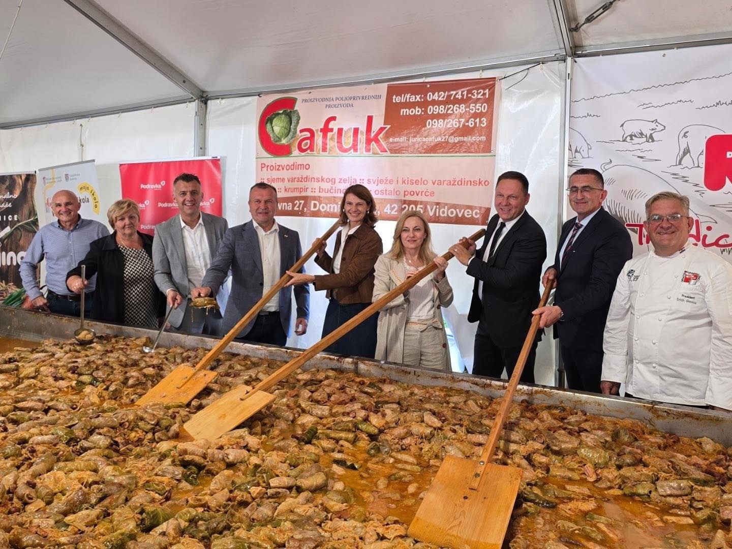 Sjanim programom, sajmom OPG-ova i rezanjem sarme otvorena 28. Zeljarijada u Vidovcu