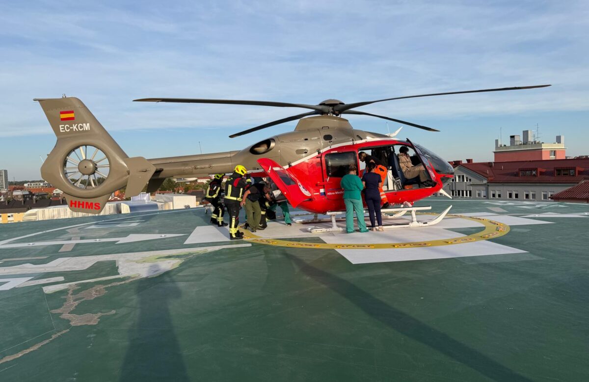 Prvo slijetanje helikoptera na krov COB-a: Iz Varaždina pacijent hitno prevezen u KB Dubrava