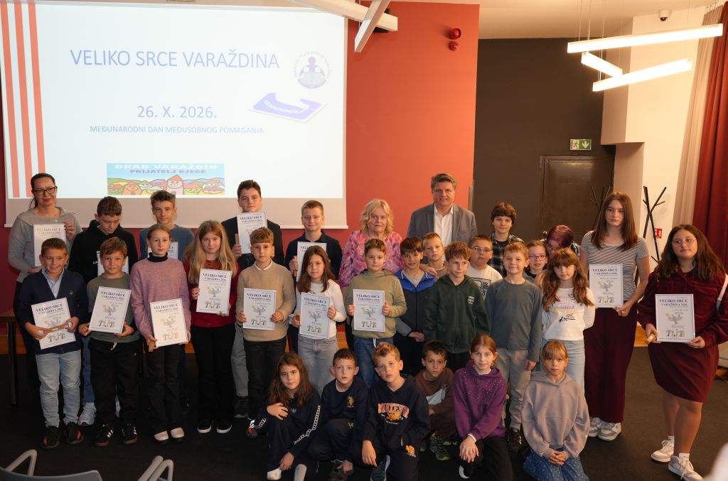 Dodijeljene plakete „Veliko srce Varaždina 2026.” za humanost, solidarnost i međusobno pomaganje